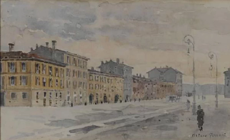 Vecchio corso di P. Vittoria, 1890 - 1910, Civiche Raccolte Storiche. Museo di Milano